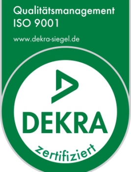 DEKRA – Qualitätsmanagement ISO 9001 zertifiziert